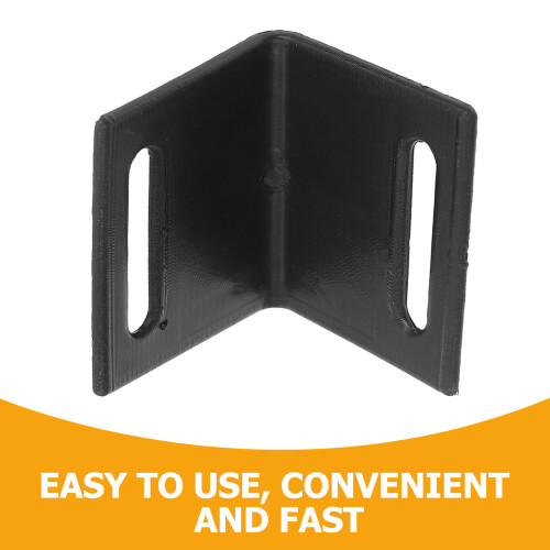 100Pcs Black Plastic Strap and Cargo Corner Edge Protectors for Trucks 2