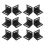 100Pcs Black Plastic Strap and Cargo Corner Edge Protectors for Trucks 8