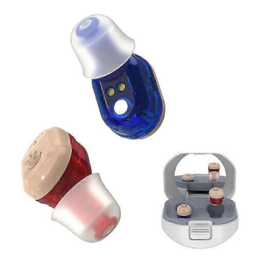 Mini Rechargeable Inner Ear Type Hearing Device Sound Amplifier Stable Transmission Noise Reduction with Rechargeable Base