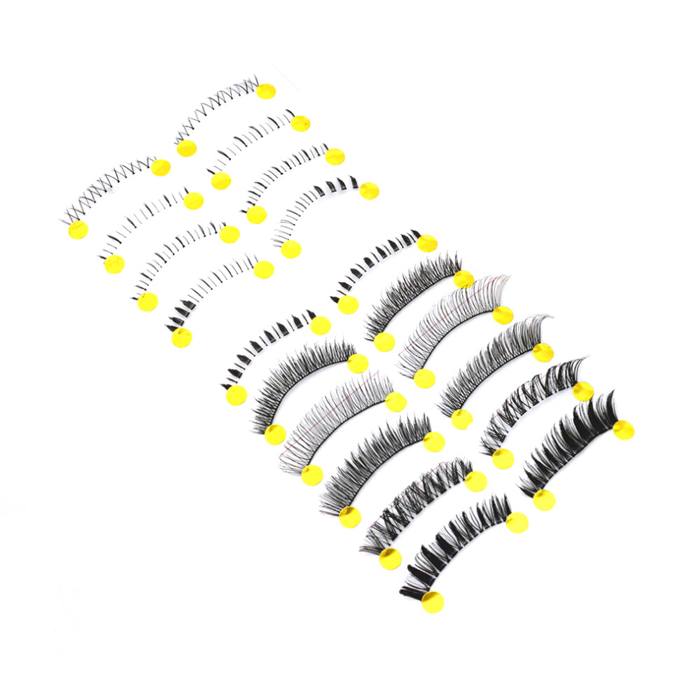 Happyyami 10 Pairs Eyelash Mix And Match Set Fake Lashes Natural Eyelashes