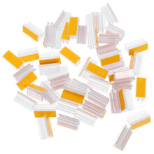 50 Pcs Place Panel Self Adhesive Sign Holder Space-saving Holders