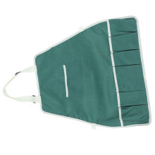 Kids Canvas Apron Green Multi-Pocket Durable Gardening Work Apron