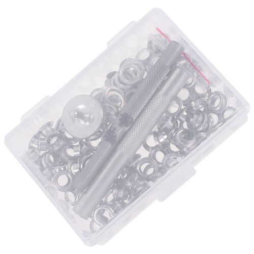 DIY Project Eyelets Metal Grommets Kit Button Fasteners Studs 1