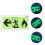 Luminous Emergency Exit Sign Sticker for Living Room Wall 4