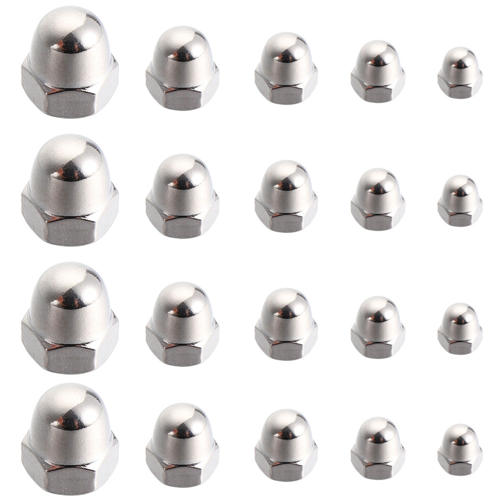 50pcs Stainless Steel Dome Nuts Acorn Head Insert Bolts-image-OPC-PJFFJSH-NEW