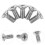 Car Disc Brake Bolt Silver Ensures Reliable Braking 12pcs 10
