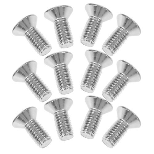 Car Disc Brake Bolt Silver Ensures Reliable Braking 12pcs