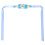 2pcs Sky Blue Maternity Flower Belts Belly and Dad Sash Polyester 10