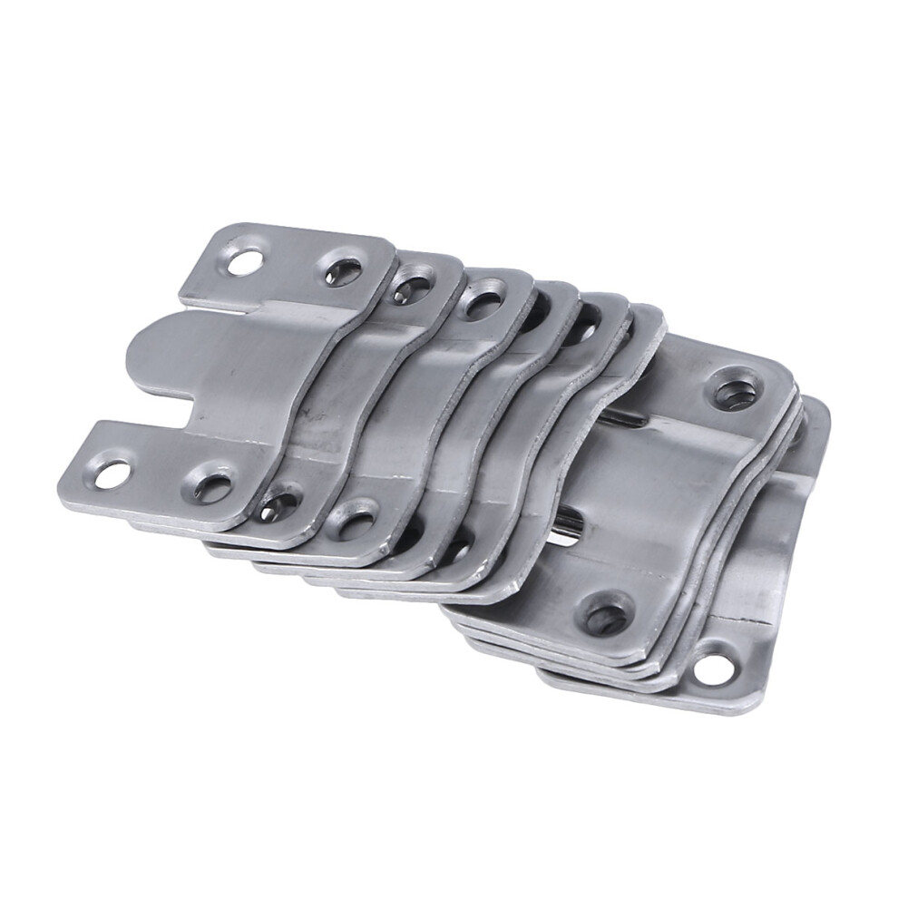 10 PCS Hanging Keyhole Kit Stainless Steel Picture Hanger-image-OPC-PJFFKTK-NEW