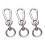 3Pièces Boucles De Sac DIY Métal Argent Résistantes Pratiques 9
