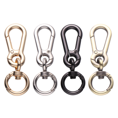 3Pièces Boucles De Sac DIY Métal Argent Résistantes Pratiques 1