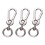 3Pièces Boucles De Sac DIY Métal Argent Résistantes Pratiques 8