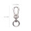3Pièces Boucles De Sac DIY Métal Argent Résistantes Pratiques 3