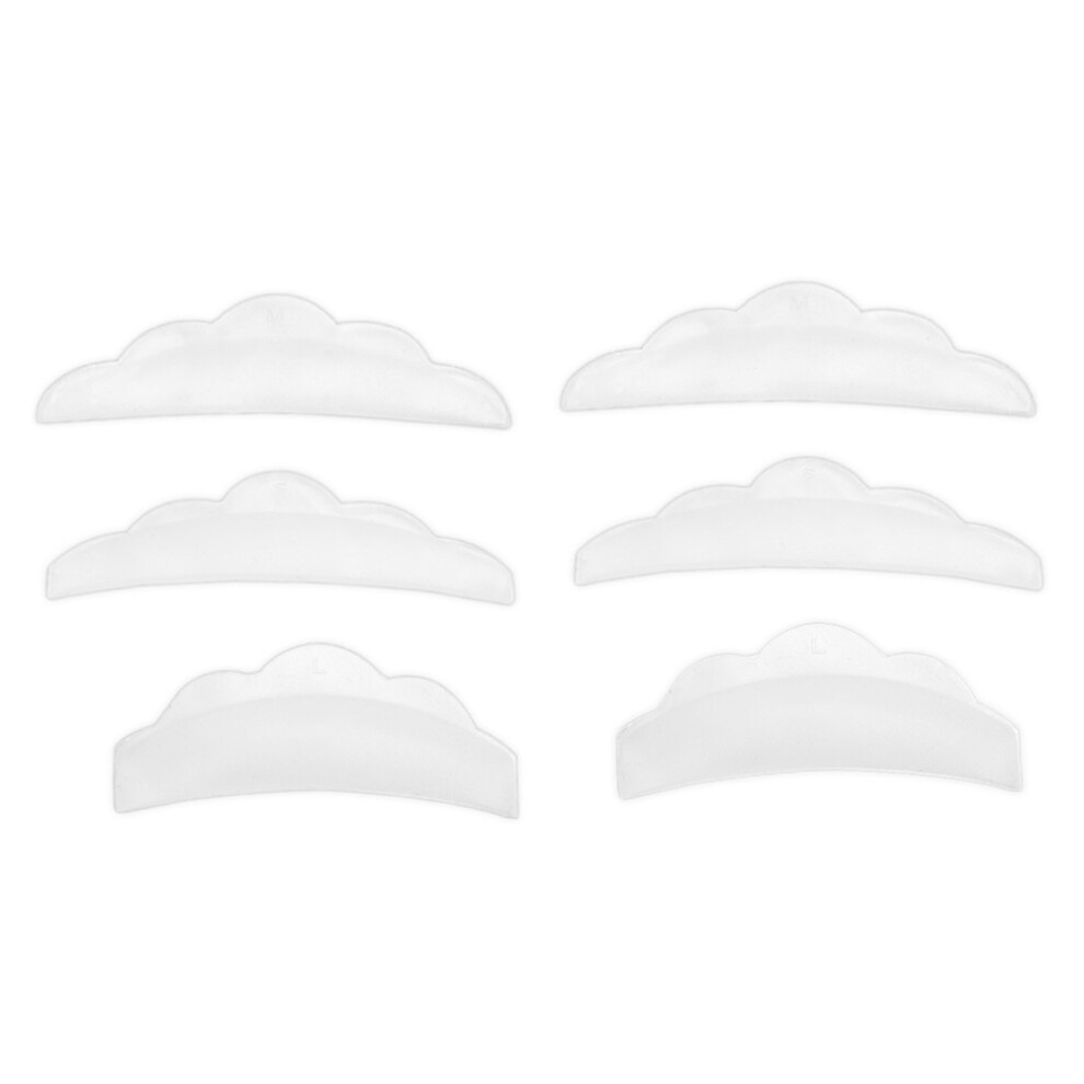 Happyyami White Grafting Eyelash Grafting Eyelash Pad 3 Pairs
