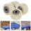 4pcs Small Rotation Roller Casters Wheels For Cart Caster 9