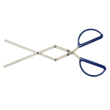 1 Stück Outdoor Grillzange Edelstahl Klappbar Langer Griff Rutschfest
