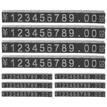 2 Pieces Metal Price Tag Retail Display Tags Counter Stand Signs