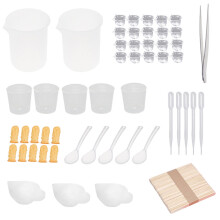 101 Pcs Glue Tool Diy Epoxy Tools Measuring Material Kit Craft Resin