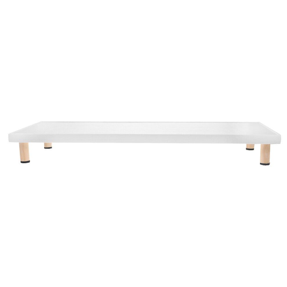 Wooden Computer Monitor Riser Desk Laptop Shelf Stand