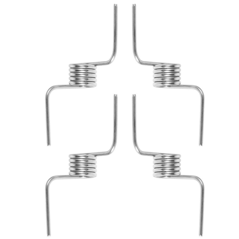 4pcs Silver Steel Refrigerator French Door Spring Parts Accessories