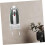 Iron Stand Wall Mount For Ironing Boards, White Plastic, Iron Frame, Wall-Mounted Iron Holder, Storage 5