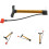 1Pompeinjecteur Portable Alliage Pédale Stable 8