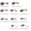40pcs Electric Motor Carbon Brushes 10 Models Of Carbon Brushes 3