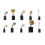 40pcs Electric Motor Carbon Brushes 10 Models Of Carbon Brushes 2