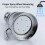 High Flow Shower Head, Angle Simple Solid Brass with Swivel Joint High Pressure Shower Head 4