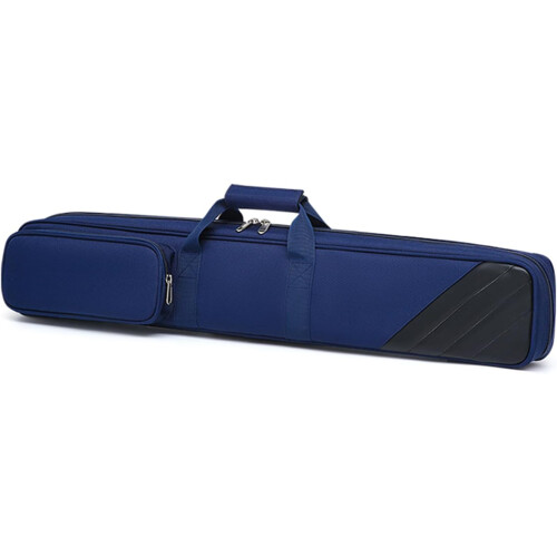Pool Cue Case Large Capacity Multi Pocket Carry Bag Blue Pool Cue Carrier Billiard Stick Case 1