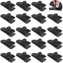 Tarp Clamps Heavy Duty Lock Grip,20 Pcs Tarp Clips Tent Clip Tarp Car Awning Tent Clamping Clip Compatible Camping-g