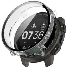(Transparent) Compatible For Suunto Vertical Watch Case Pc Frame Cover With Tempered Glass Screen Film