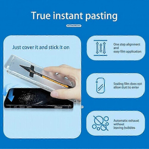 (iPhone11pro, Ultra clear dustproof) Invisible Artifact Film-dust Free Without Bubbleshd Privacy Screen Protector 2