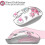 M101 Wireless Mouse Cute Silent Computer Mouse with Usb Receiver, 2.4g 1600dpi Wireless Optical Travel Mouse Compatible with Laptop, Notebook, Pc, Com 2