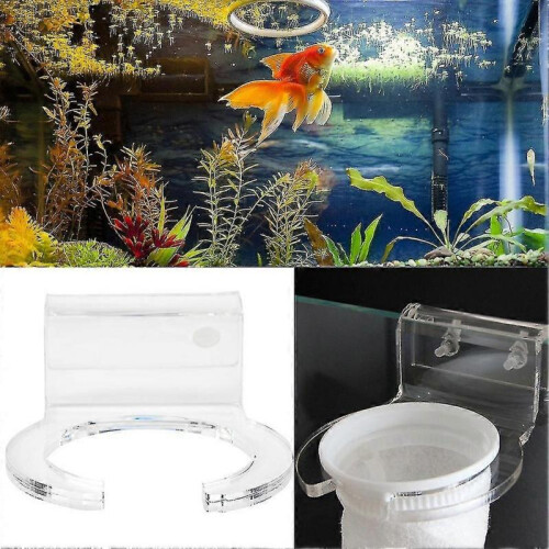 Aquarium Fish Tank Acrylic Filter Sock Bag Holder Mount Bracket (4inch) 2