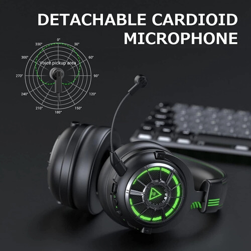 EKSA E5000PRO Gaming Headset Headphone StarEngine MIC PC PS4 PS5 XBOX 7.1-BLACK 2