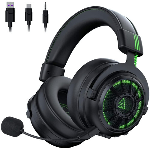 EKSA E5000PRO Gaming Headset Headphone StarEngine MIC PC PS4 PS5 XBOX 7.1-BLACK