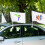 4Pcs White Blank Handheld Flags Polyester Referee DIY Signal Flags 4
