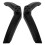 1Set Durable Black PP TV Stand Legs Replacement Base for Tabletop Use 10