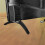 1Set Durable Black PP TV Stand Legs Replacement Base for Tabletop Use 3
