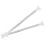 2 Pcs Heavy Duty Clothes Rail Closet Pole Tension Rod Drying Rack ABS 10