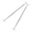 2 Pcs Heavy Duty Clothes Rail Closet Pole Tension Rod Drying Rack ABS 9