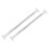 2 Pcs Heavy Duty Clothes Rail Closet Pole Tension Rod Drying Rack ABS 8