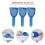 3pcs Blue Deicing Snow Broom Set Car and Kitchen Ice Tools 5
