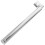 Silver Glass Shower Panel Support Bar Brushed Stainless Steel 5