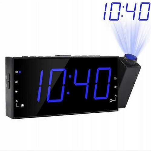 (B) Multifunctional Radio Projection Clock Clock