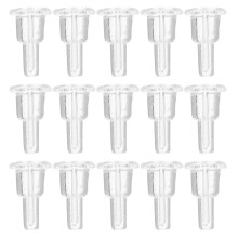 50 PCS Earring Protective Cover Clear Stud Back Pads Safety Backs