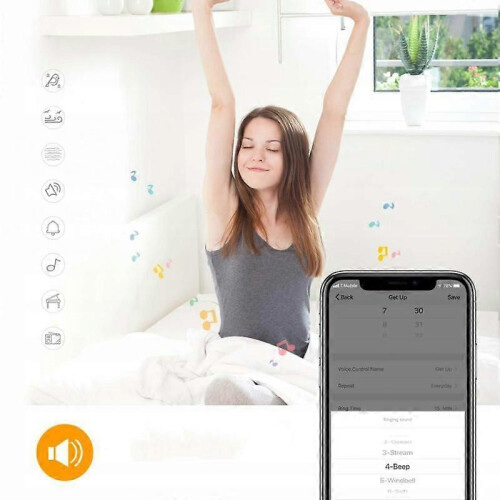 Electronic Clock Alarm Clock Wake Up Digital Light 2
