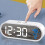 (A) LED electronic alarm clock bedside luminous clock digital small alarm clock 3