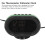 Thermometer Voltmeter Clock LCD Dual Color Display Multi Functional Digital Car Clock with Luminous Light 12‑24V 8
